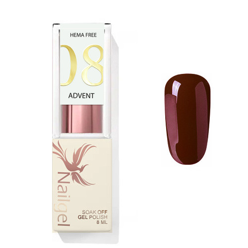 Advent 08 - Gel lac 8 ml - Bordo -