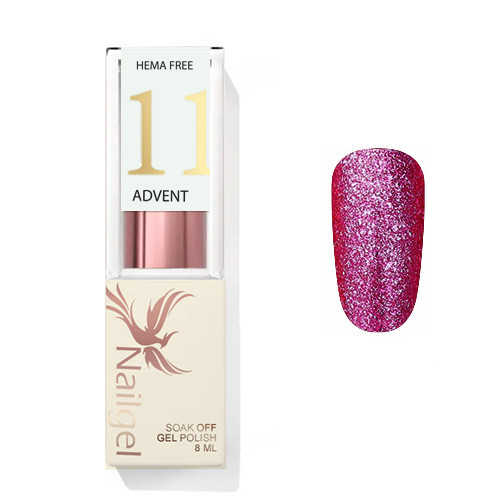 Advent 11 - Gel lac 8 ml - Lila platinat -