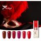 CCO Lac de unghii gel 6 culori - MOULIN ROUGE LOVE - cadou cu margaretă