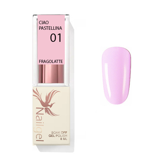 Ciao Pastellina  01 - FRAGOLATTE - lac de gel 8 Ml