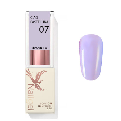 Ciao Pastellina  07 - UVA VIOLA  - lac de gel 8 Ml