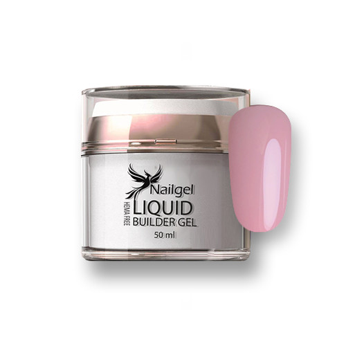 Liquid builder gel -FROZEN ROSE -50 ml