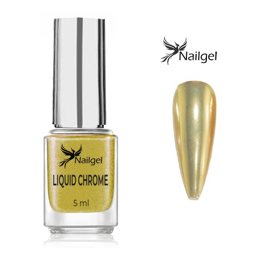 Liquid Chrome Gold  - pulbere de crom lichid 5 ml