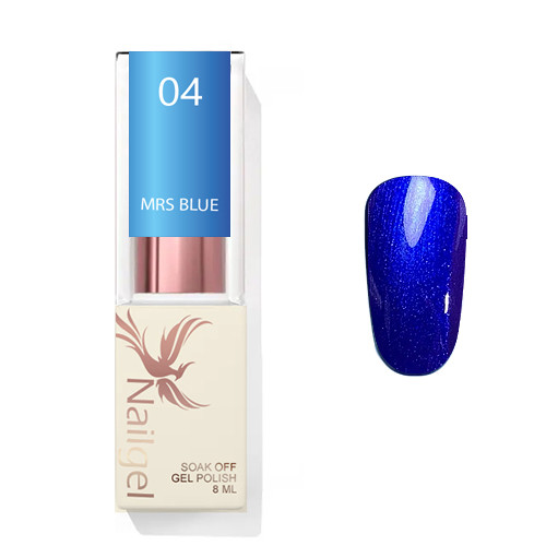 Mrs  Blue 04 - lac de gel 8 Ml