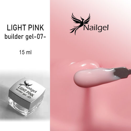 Gel de constructie -07- / gel de constructie light pink 15 ml