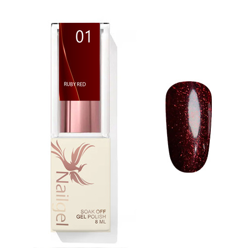 Ruby Red  001  - lac de gel 8 Ml